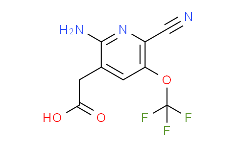 2-Amino-6-cyano-5-(trifluoromethoxy)pyridine-3-acetic acid