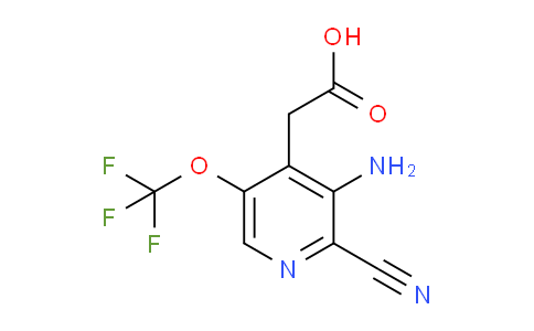 AM100026 | 1804383-29-6 | 3-Amino-2-cyano-5-(trifluoromethoxy)pyridine-4-acetic acid