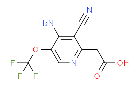AM100054 | 1806147-68-1 | 4-Amino-3-cyano-5-(trifluoromethoxy)pyridine-2-acetic acid