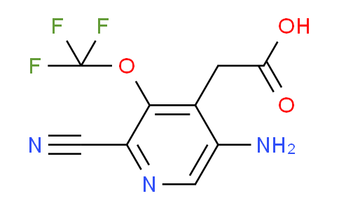 5-Amino-2-cyano-3-(trifluoromethoxy)pyridine-4-acetic acid