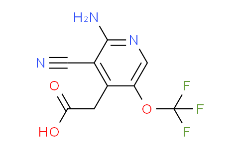 2-Amino-3-cyano-5-(trifluoromethoxy)pyridine-4-acetic acid