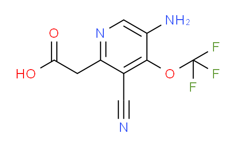 5-Amino-3-cyano-4-(trifluoromethoxy)pyridine-2-acetic acid