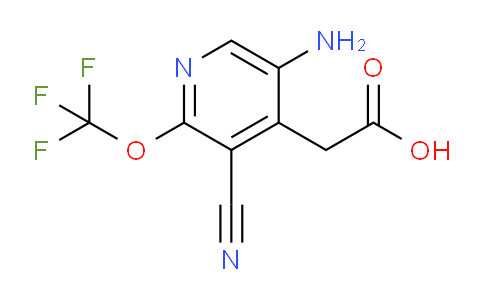 5-Amino-3-cyano-2-(trifluoromethoxy)pyridine-4-acetic acid