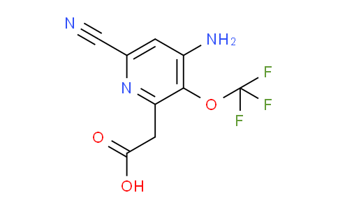 4-Amino-6-cyano-3-(trifluoromethoxy)pyridine-2-acetic acid