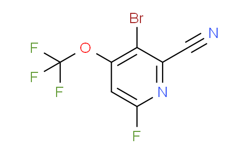AM100070 | 1806011-87-9 | 3-Bromo-2-cyano-6-fluoro-4-(trifluoromethoxy)pyridine