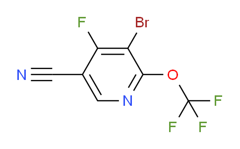 AM100075 | 1803662-97-6 | 3-Bromo-5-cyano-4-fluoro-2-(trifluoromethoxy)pyridine