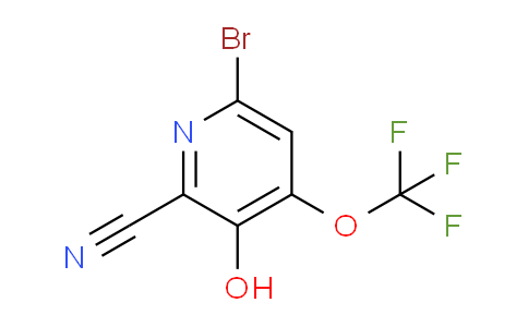6-Bromo-2-cyano-3-hydroxy-4-(trifluoromethoxy)pyridine