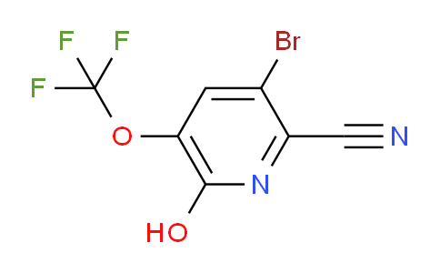 3-Bromo-2-cyano-6-hydroxy-5-(trifluoromethoxy)pyridine