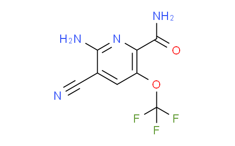 2-Amino-3-cyano-5-(trifluoromethoxy)pyridine-6-carboxamide