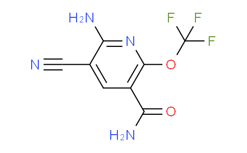 2-Amino-3-cyano-6-(trifluoromethoxy)pyridine-5-carboxamide