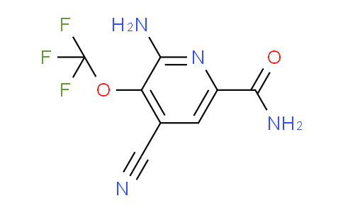 2-Amino-4-cyano-3-(trifluoromethoxy)pyridine-6-carboxamide