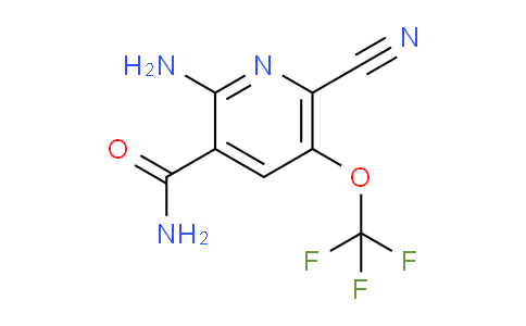 2-Amino-6-cyano-5-(trifluoromethoxy)pyridine-3-carboxamide