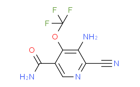 3-Amino-2-cyano-4-(trifluoromethoxy)pyridine-5-carboxamide