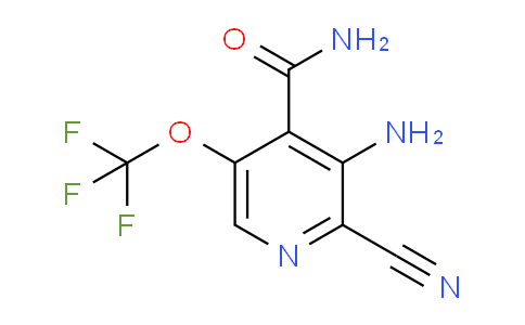 3-Amino-2-cyano-5-(trifluoromethoxy)pyridine-4-carboxamide