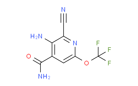 3-Amino-2-cyano-6-(trifluoromethoxy)pyridine-4-carboxamide