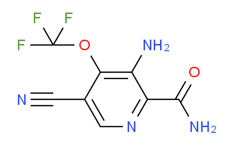 3-Amino-5-cyano-4-(trifluoromethoxy)pyridine-2-carboxamide