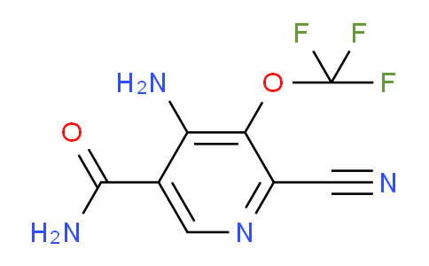 4-Amino-2-cyano-3-(trifluoromethoxy)pyridine-5-carboxamide