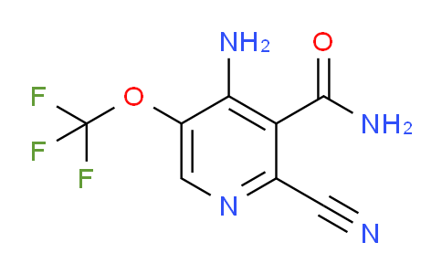 4-Amino-2-cyano-5-(trifluoromethoxy)pyridine-3-carboxamide