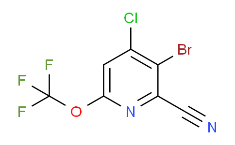 AM100177 | 1806236-33-8 | 3-Bromo-4-chloro-2-cyano-6-(trifluoromethoxy)pyridine