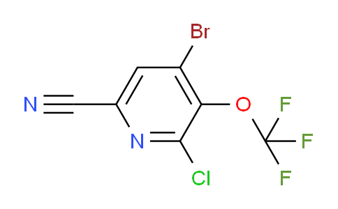 4-Bromo-2-chloro-6-cyano-3-(trifluoromethoxy)pyridine