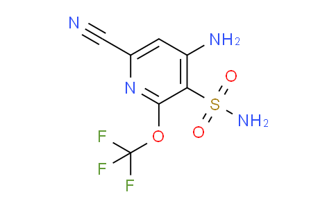 4-Amino-6-cyano-2-(trifluoromethoxy)pyridine-3-sulfonamide