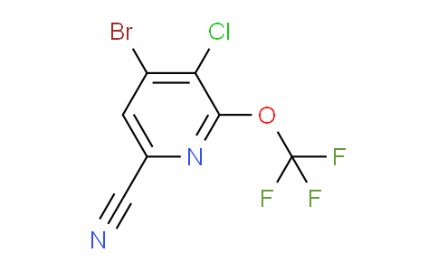 AM100203 | 1804604-51-0 | 4-Bromo-3-chloro-6-cyano-2-(trifluoromethoxy)pyridine