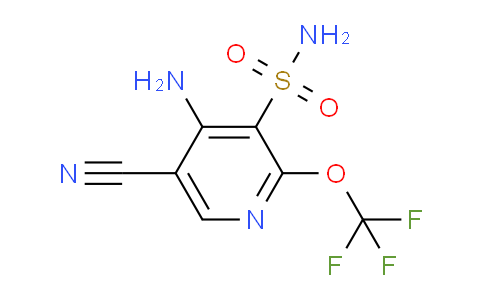 4-Amino-5-cyano-2-(trifluoromethoxy)pyridine-3-sulfonamide