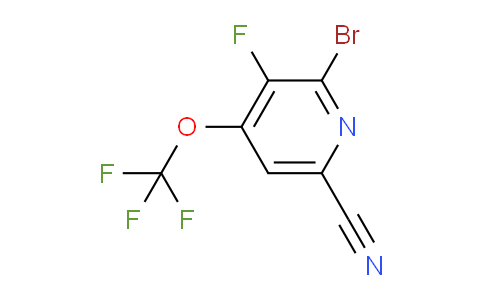 AM100245 | 1803619-77-3 | 2-Bromo-6-cyano-3-fluoro-4-(trifluoromethoxy)pyridine