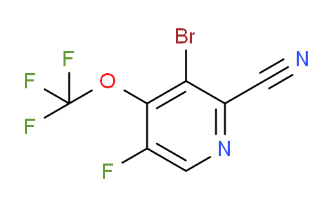 AM100249 | 1804393-63-2 | 3-Bromo-2-cyano-5-fluoro-4-(trifluoromethoxy)pyridine