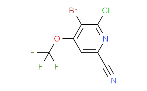 AM100259 | 1804393-53-0 | 3-Bromo-2-chloro-6-cyano-4-(trifluoromethoxy)pyridine
