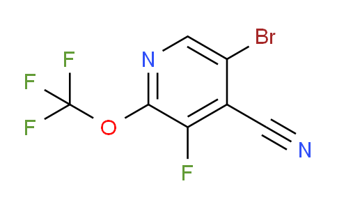 5-Bromo-4-cyano-3-fluoro-2-(trifluoromethoxy)pyridine