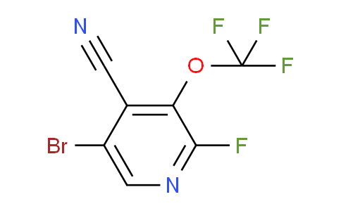 5-Bromo-4-cyano-2-fluoro-3-(trifluoromethoxy)pyridine