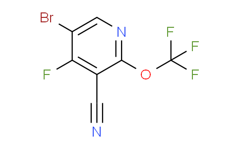 5-Bromo-3-cyano-4-fluoro-2-(trifluoromethoxy)pyridine
