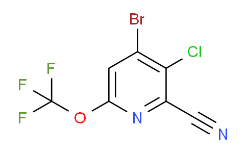 AM100274 | 1803612-80-7 | 4-Bromo-3-chloro-2-cyano-6-(trifluoromethoxy)pyridine