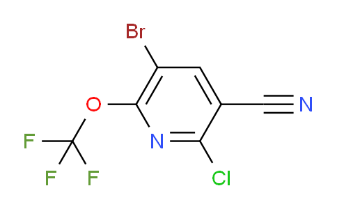 AM100279 | 1804393-75-6 | 5-Bromo-2-chloro-3-cyano-6-(trifluoromethoxy)pyridine