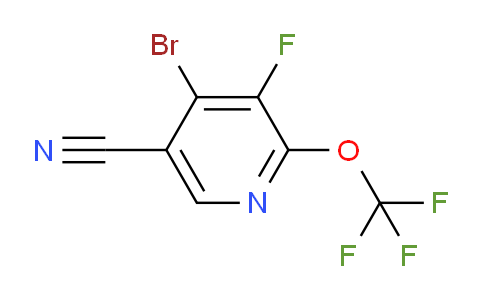 AM100283 | 1804646-61-4 | 4-Bromo-5-cyano-3-fluoro-2-(trifluoromethoxy)pyridine