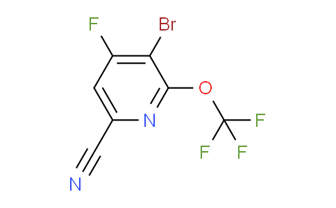 AM100296 | 1806011-99-3 | 3-Bromo-6-cyano-4-fluoro-2-(trifluoromethoxy)pyridine