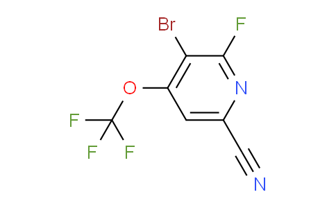 AM100297 | 1806227-66-6 | 3-Bromo-6-cyano-2-fluoro-4-(trifluoromethoxy)pyridine