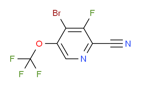 AM100308 | 1806171-28-7 | 4-Bromo-2-cyano-3-fluoro-5-(trifluoromethoxy)pyridine