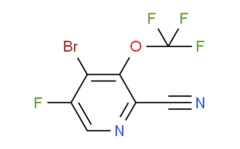 AM100309 | 1806011-95-9 | 4-Bromo-2-cyano-5-fluoro-3-(trifluoromethoxy)pyridine