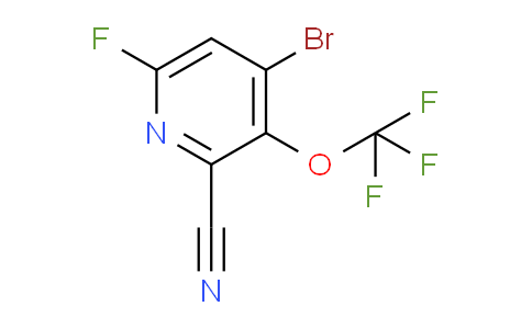 4-Bromo-2-cyano-6-fluoro-3-(trifluoromethoxy)pyridine