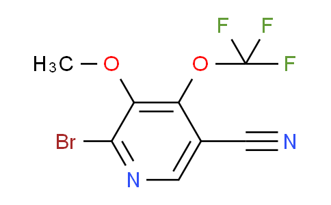 2-Bromo-5-cyano-3-methoxy-4-(trifluoromethoxy)pyridine