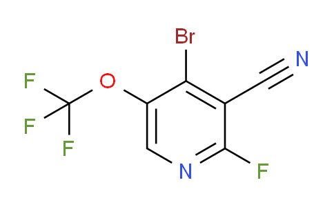 4-Bromo-3-cyano-2-fluoro-5-(trifluoromethoxy)pyridine