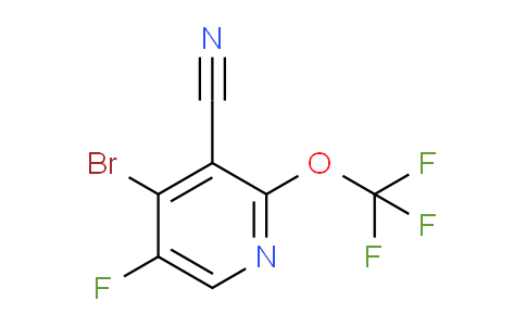 4-Bromo-3-cyano-5-fluoro-2-(trifluoromethoxy)pyridine