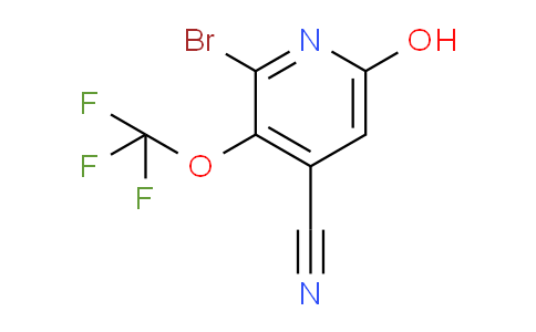 2-Bromo-4-cyano-6-hydroxy-3-(trifluoromethoxy)pyridine