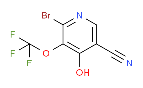 2-Bromo-5-cyano-4-hydroxy-3-(trifluoromethoxy)pyridine