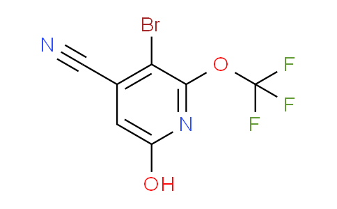 AM100339 | 1804672-10-3 | 3-Bromo-4-cyano-6-hydroxy-2-(trifluoromethoxy)pyridine