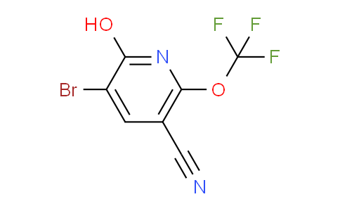 3-Bromo-5-cyano-2-hydroxy-6-(trifluoromethoxy)pyridine
