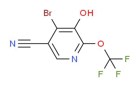 4-Bromo-5-cyano-3-hydroxy-2-(trifluoromethoxy)pyridine