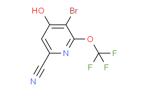 3-Bromo-6-cyano-4-hydroxy-2-(trifluoromethoxy)pyridine